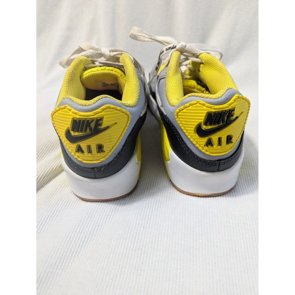 Nike Air Max 90 Go‎ The Extra Smile Kids Shoes Grey Yellow Black DO5862-001